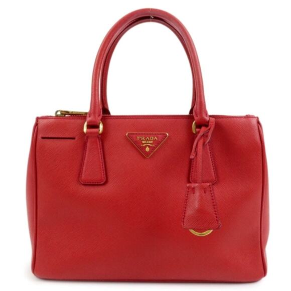 💎✨HOT BUY✨💎Authentic PRADA Triangle Logo Saffiano Leather Galleria - Picture 2 of 15